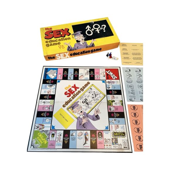 The Sex Education Game Rare 1979 Vintage Original Box American Publishing Corp - Picture 2 of 7